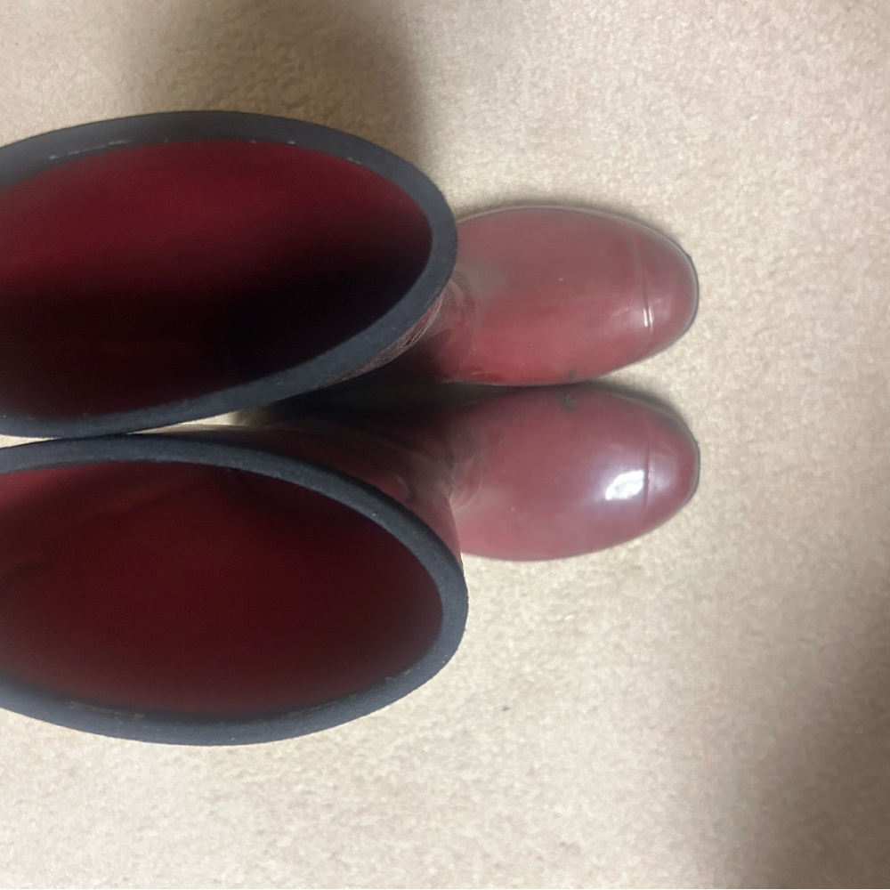 Kamik dark red rainboots
